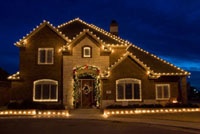 Holiday Decorated Home