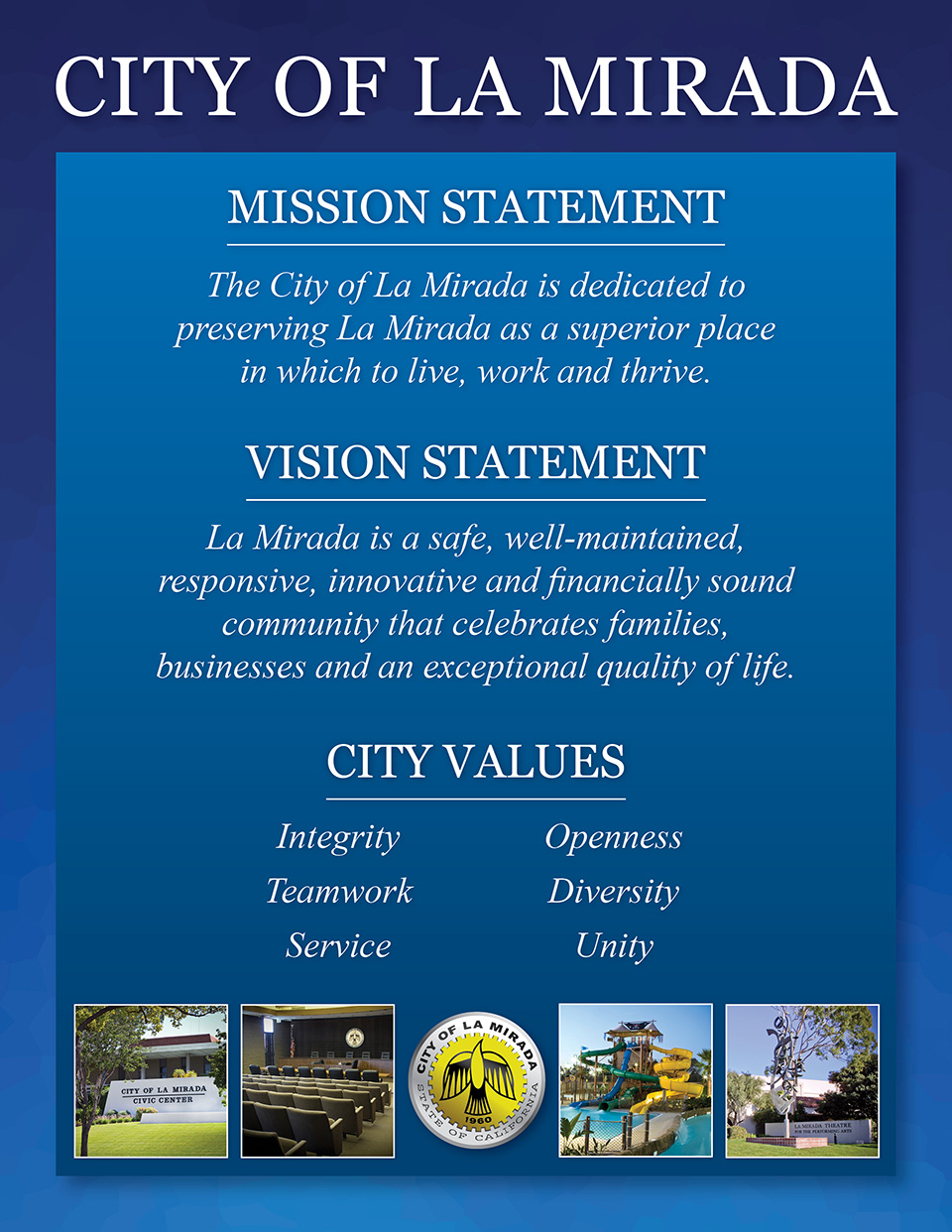 MISSION STATEMENT 2015