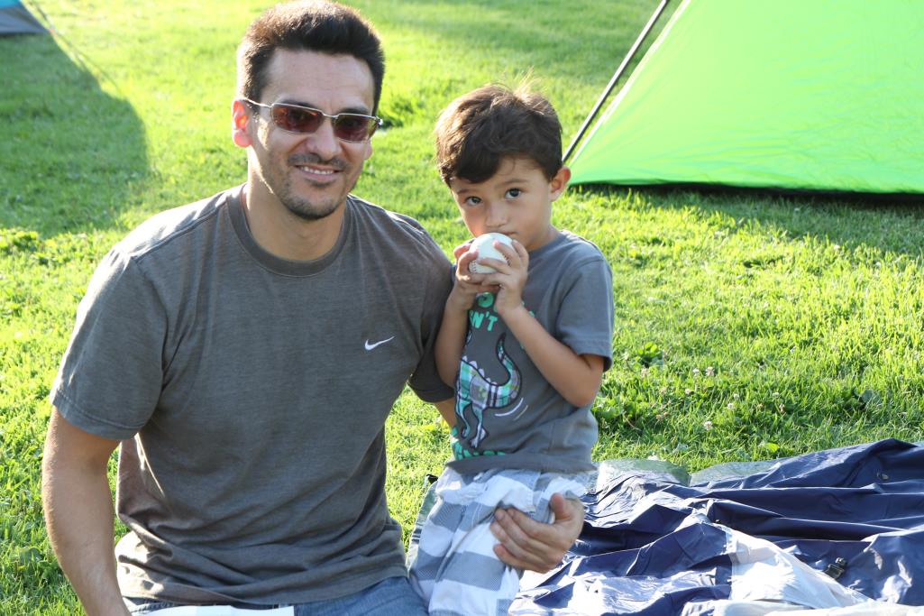 father son campout